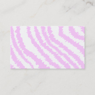 Tarjeta De Visita Estampado de zebra rosado, modelo animal