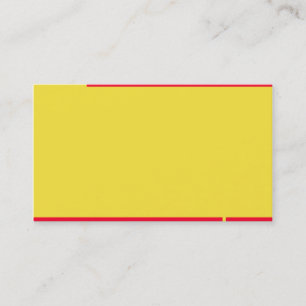 tarjeta de visita estándar