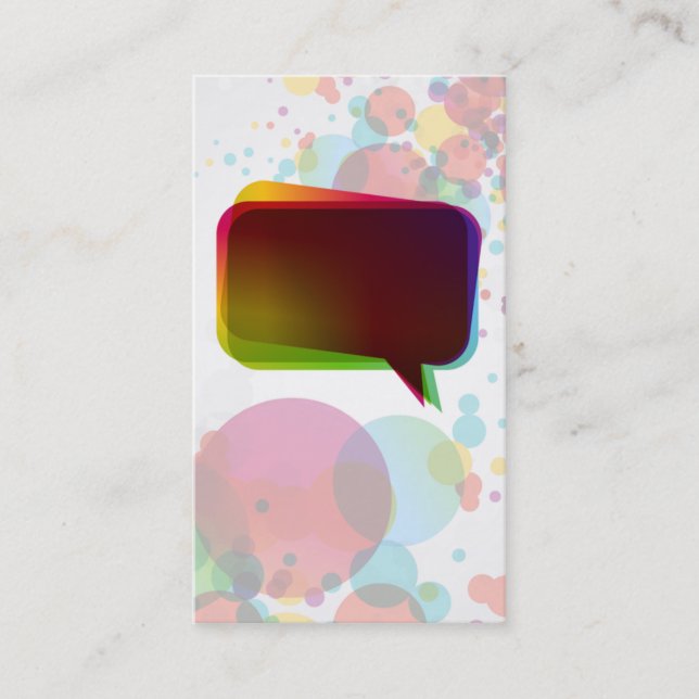 tarjeta de visita estándar (Anverso)