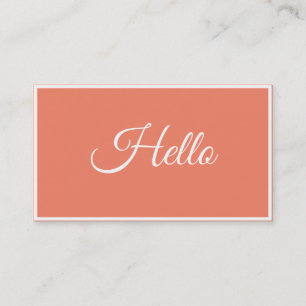 Tarjeta De Visita Estándar