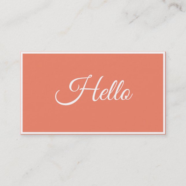 Tarjeta De Visita Estándar (Anverso)