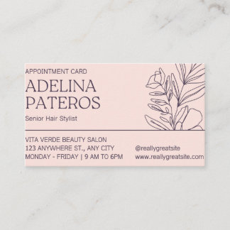 Tarjeta de visita estándar