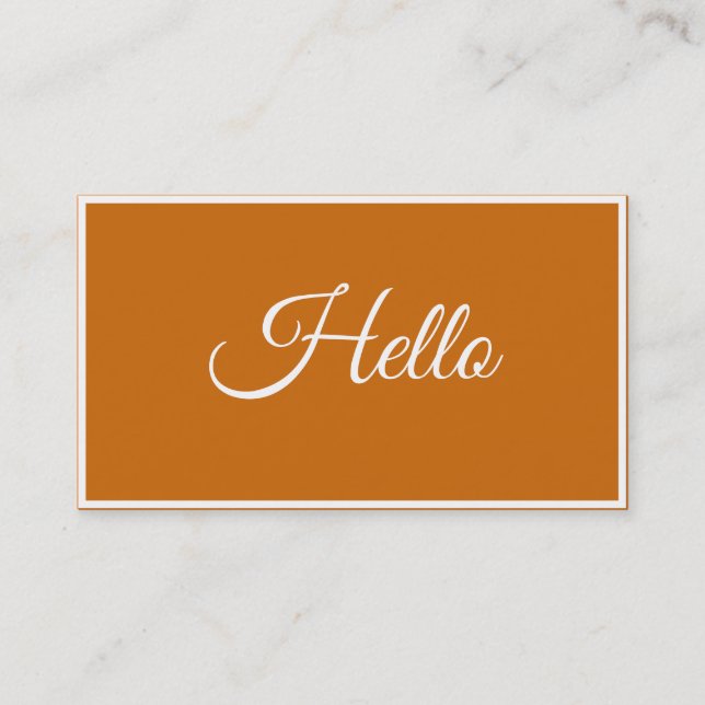 Tarjeta De Visita Estándar (Anverso)