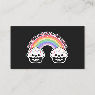 Tarjeta De Visita Estándar seguro y silencioso de 3,5" x 2,0", tarj