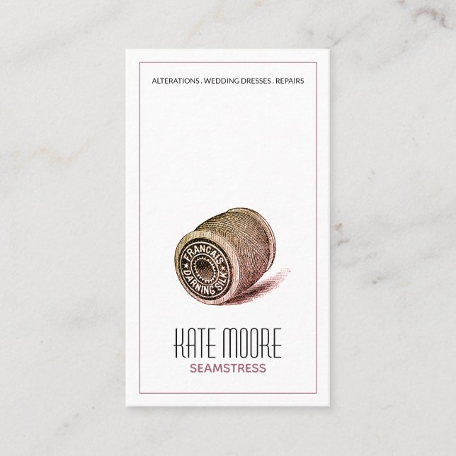 Tarjeta De Visita Estanque De Hilo De Sombra (Anverso)