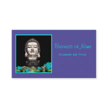 Estatua de cabeza de Buda Plateado