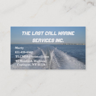 Tarjeta De Visita Estela del barco