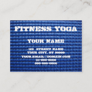 Tarjeta De Visita Estera de la yoga