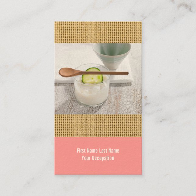 Tarjeta de visita estética (Anverso)