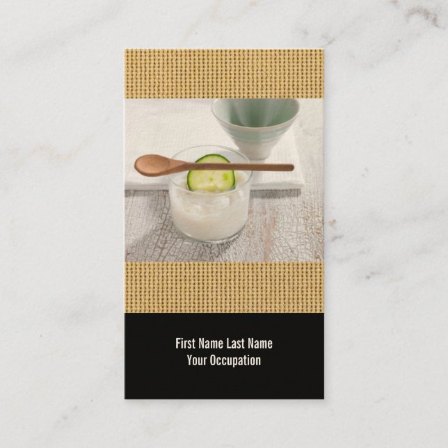 Tarjeta de visita estética (Anverso)