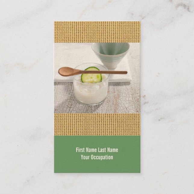 Tarjeta de visita estética (Anverso)