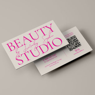 Tarjeta De Visita Estética boutique branding estética arena rosa