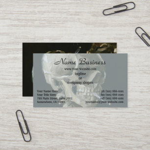 Tarjeta De Visita Estética de Van Gogh Esqueleto de Academia Oscura