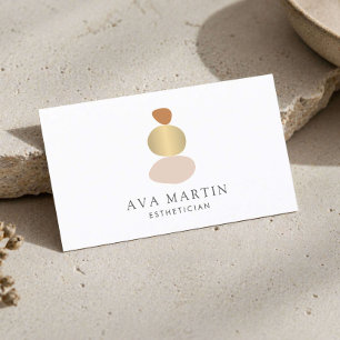 Tarjeta De Visita Estética Zen Minimalista Moderna