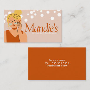 Tarjeta De Visita Estetician Business Salon