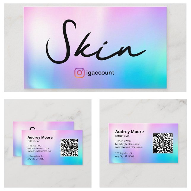 Tarjeta De Visita Esteticista (Esthetician Business Card
)