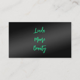 Tarjeta De Visita Esteticista de belleza