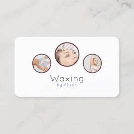 Tarjeta De Visita Esteticista de lavado