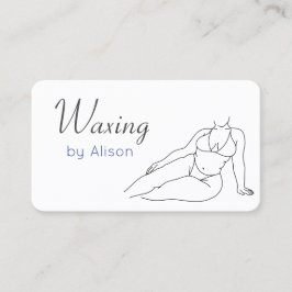 Tarjeta De Visita Esteticista de lavado