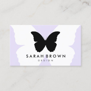 Tarjeta De Visita Esteticista mariposa