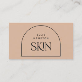 Tarjeta De Visita Esteticista Minimalista Rubor Arch Beauty Cosmetic