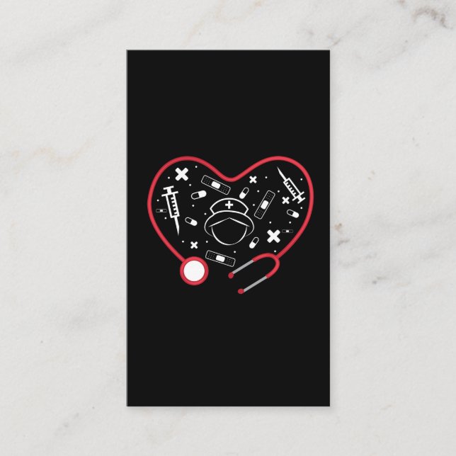 Tarjeta De Visita Estetoscopio (Anverso)