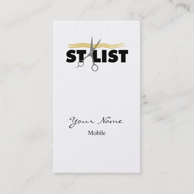 Tarjeta De Visita Estilista (Anverso)