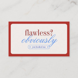 Tarjeta de visita estilista de maquillaje para tip