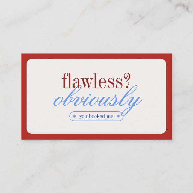 Tarjeta de visita estilista de maquillaje para tip (Anverso)