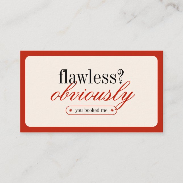 Tarjeta de visita estilista de maquillaje para tip (Anverso)