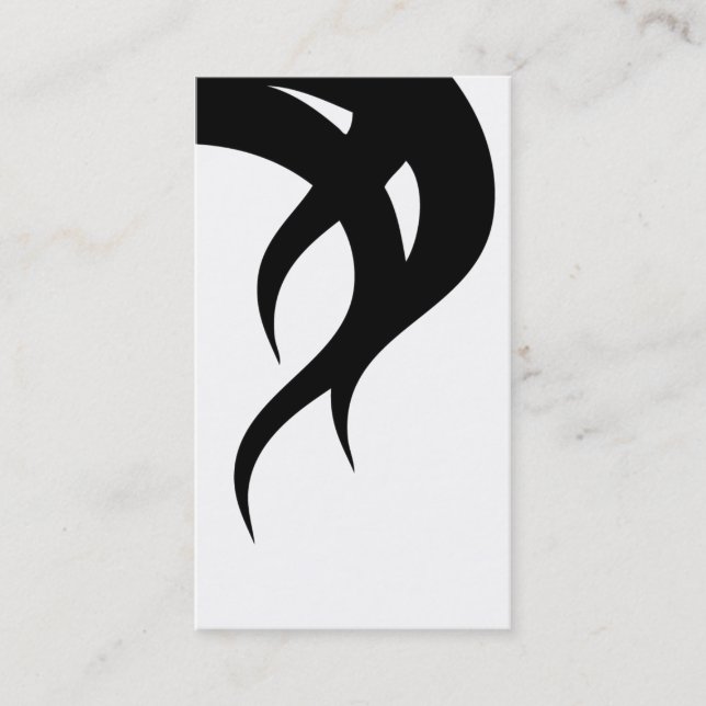 Tarjeta de visita estilista de pelo moderna (Anverso)