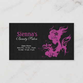 Tarjeta De Visita Estilista de pelo (Plum)