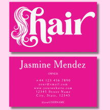 Estilista de Pelo Rosa Vibrante Salón Profesional