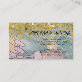 Tarjeta De Visita Estilista de pelo Tijeras lindas Minimalista