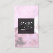 Estilista geométrico de mármol rosado de la