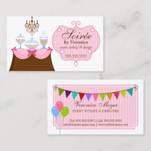 Tarjeta De Visita Estilista y diseño del acontecimiento