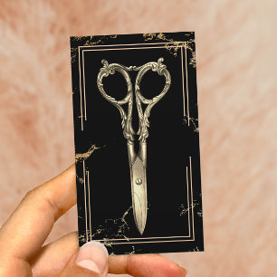 Tarjeta De Visita Estilístico del pelo de las antigüedades de las ci