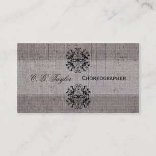 Tarjeta De Visita Estilo clásico de vintage