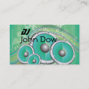 Tarjeta De Visita Estilo de DJ