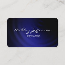 Estilo de escritura profesional de color azul noct