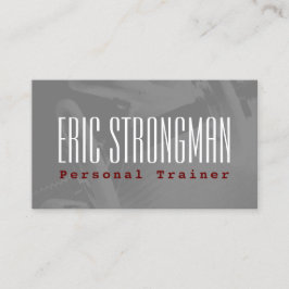 Tarjeta De Visita Estilo de la aptitud de la cubierta del gimnasio