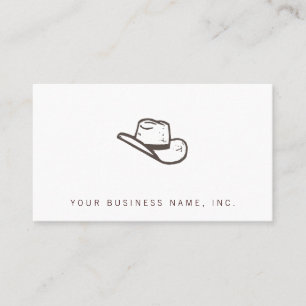 Tarjeta De Visita Estilo de la prensa Gorra bovina