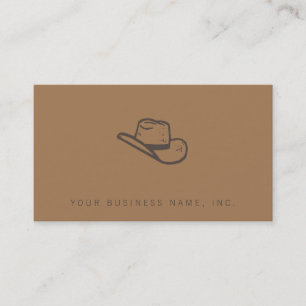 Tarjeta De Visita Estilo de letra Gorra oscuro