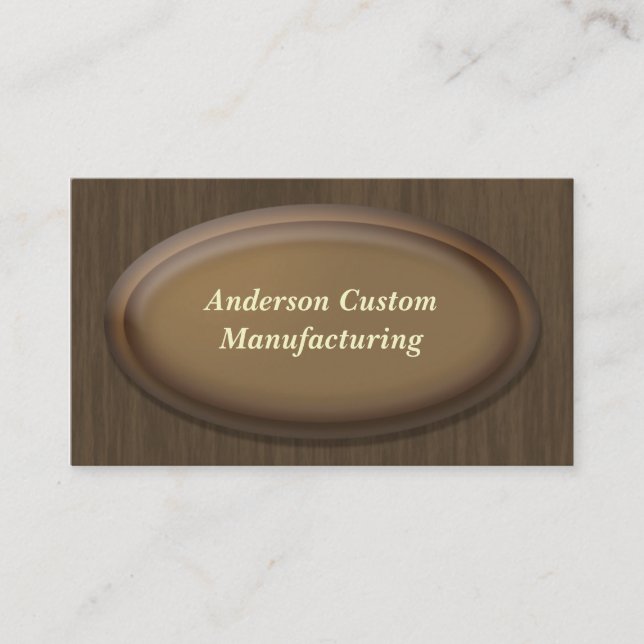 Tarjeta De Visita Estilo de premio 3D (Anverso)