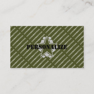 Tarjeta De Visita Estilo de reclutador de Fuerzas Armadas Militares 