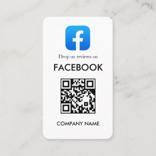Tarjeta De Visita Estilo empresarial minimalista blanco reseña de Fa