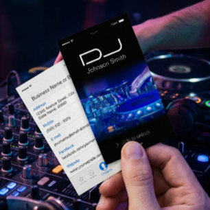 Tarjeta De Visita Estilo iOS para iPhone - Música Scratching Turnabl