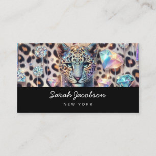 Tarjeta De Visita Estilo Iridescente de Ópalo de Lujo Posh
