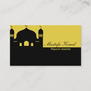 Tarjeta De Visita Estilo islámico