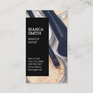 Tarjeta De Visita Estilo moderno Artista de maquillaje